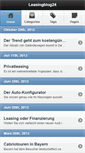 Mobile Screenshot of leasingblog24.de